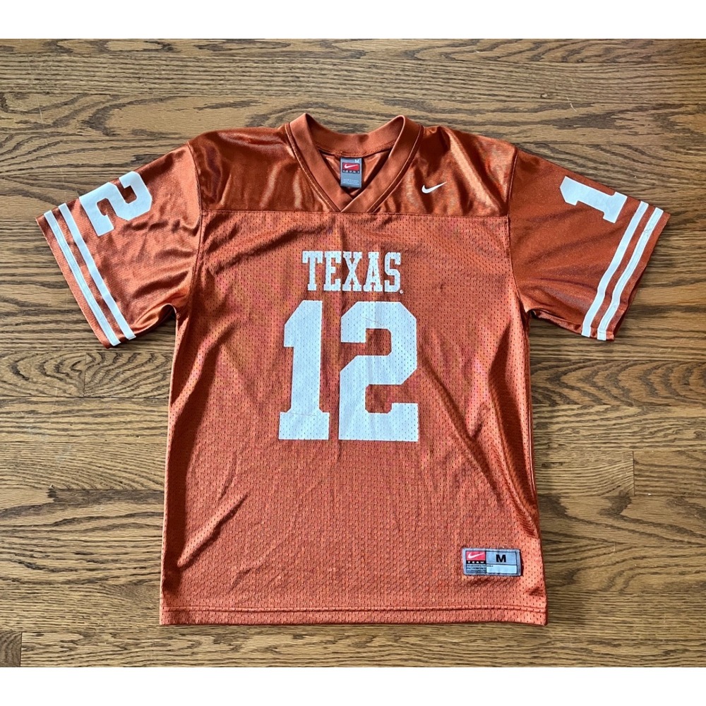VTG Nike Texas Longhorns Football Jersey #12 Colt McCoy Youth Medium